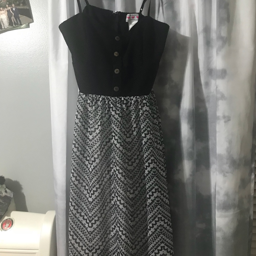 Black and white dress